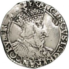 1/2 Teston - Francis I 8th type, Angers