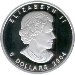 5 Dollars - Elizabeth II Arctic Fox, 1 oz