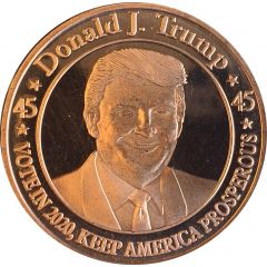 1 oz Copper Donald J. Trump