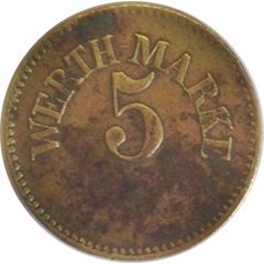 5 Pfennig Werth-Marke