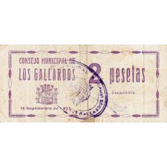 2 Pesetas Los Gallardos