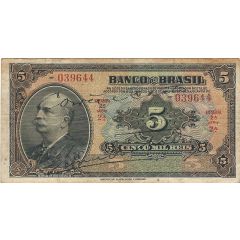 5 Mil Réis Banco do Brasil, 2nd. Print
