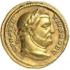 Aureus - Constantius I HERCVLI CONSER AVGG ET CAESS NN, Trier