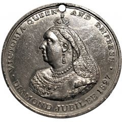 Medal - Queen Empress Victoria Diamond Jubilee