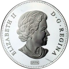 50 Cents - Elizabeth II Canadian Tiger Swallowtail