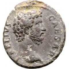 Dupondius or As - Lucius Aelius TR POT COS II PANNONIA S C, Pannonia