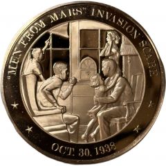 Medal - History of the United States `Men From Mars` Invasion Scare