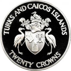 20 Crowns - Elizabeth II Gymnastics, Horse-riding, Ski jumping, Swimming, Athletics