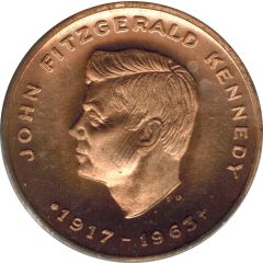 Medal - In tribute to the memory of President J.F. Kennedy