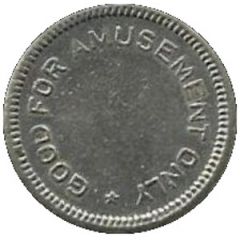Token - Good For Amusement Only Star and Diamond