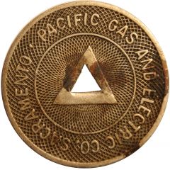 1/2 Fare - Pacific Gas and Electric Co. Sacramento, California