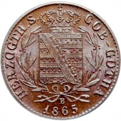 1 Pfennig - Ernest II