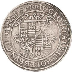 1 Thaler - John George I, John Albert, John Hoyer III and Bruno II