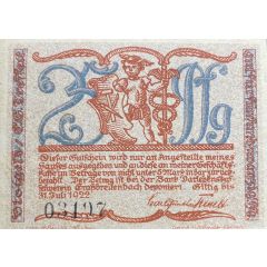 25 Pfennig Kleinkunstindustrie Carl Günther Tresselt