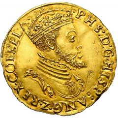1 Gold Real - Philip II ANG in titles
