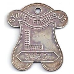 Token - Sydney Ferry Ltd Ladies Pass