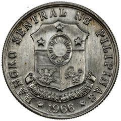 1 Peso Emilio Aguinaldo, silver plated pattern