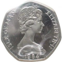 50 Pence - Elizabeth II Tourist Trophy Motorcycle Races, Silver Proof