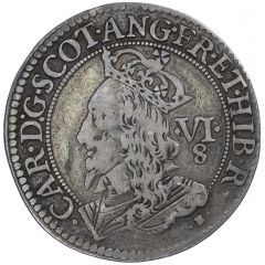 1/2 Merk - Charles I 2nd Coinage, Pattern