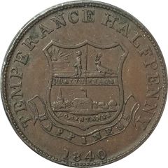 Temperance Half Penny