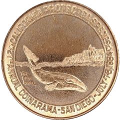 Medal - Inter-Club Numismatic Council 27th Coinarama, Grey Whale
