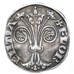 Grosso of 2 soldi `Popolino` scroll type