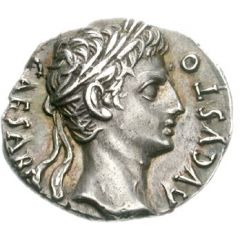 Denarius - Augustus S P Q R