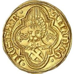 Gold Florin with shield - Amadeus VII