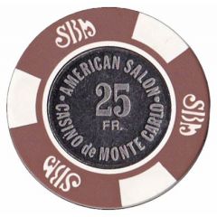 25 francs - American Salon Casino de Monte-Carlo