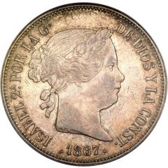2 Escudos - Isabel II