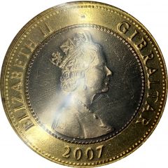 2 Pounds - Elizabeth II Diamond Wedding Anniversary