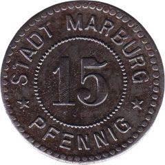 15 Pfennig - Marburg an der Lahn