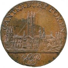 1/2 Penny Kent - Canterbury / E. Pillow