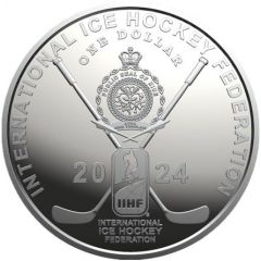 1 Dollar - Charles III Hockey: Goalkeeper