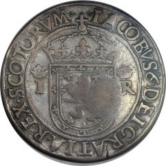 1 Ryal - James VI 1st Coinage, Countermark of 1578