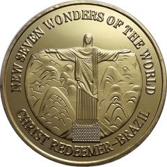 Medal - New Seven Wonders of the World Christ Redeemer - Brazil
