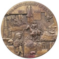 Medal - 150th Anniversary of Texas Dallas, Texas