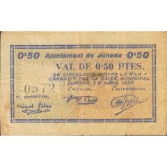 0.50 Pesetas Juneda