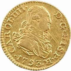 1/2 Escudo - Carlos IV