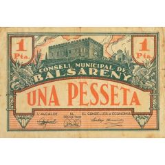 1 Peseta Balsareny