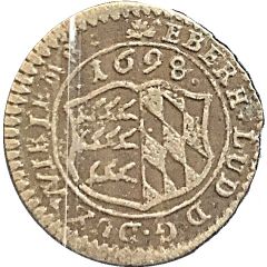 1 Kreuzer - Eberhard Louis