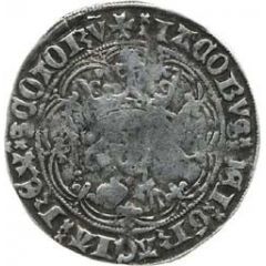 1 Groat - James II 1st Coinage, 4th Fleur-de-lis Issue