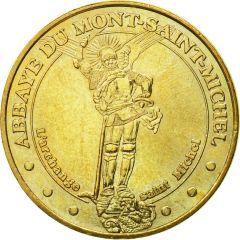 Monnaie de Paris Tourist Token - Abbaye du Mont-Saint-Michel L`Archange Saint-Michel