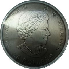 25 Dollars - Elizabeth II Library of Parliament