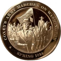 Medal - History of the United States Coxey`s Army Marches on Washington