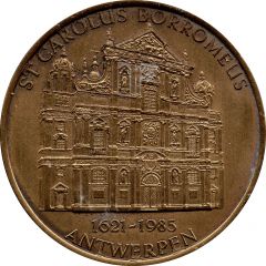 Medal - Sint-Carolus Borromeuskerk Antwerpen