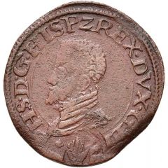 1/4 Stuiver `Statenoord` - Philip II Antwerp mint mark