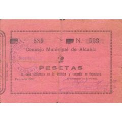 2 Pesetas Alcañiz