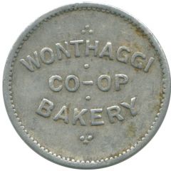 Token - Wonthaggi Co-op Bakery - 1 LB Loaf Second Issue Bread Tokens