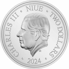 2 Dollars - Charles III Happy Hanukkah